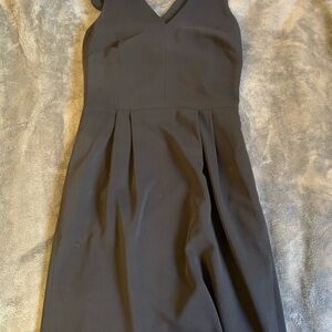 Banana Republic Black V-Neck Mini Dress
